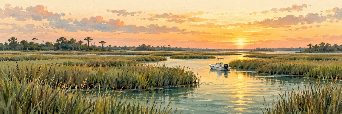 Offshore boat departing from Venice, Louisiana